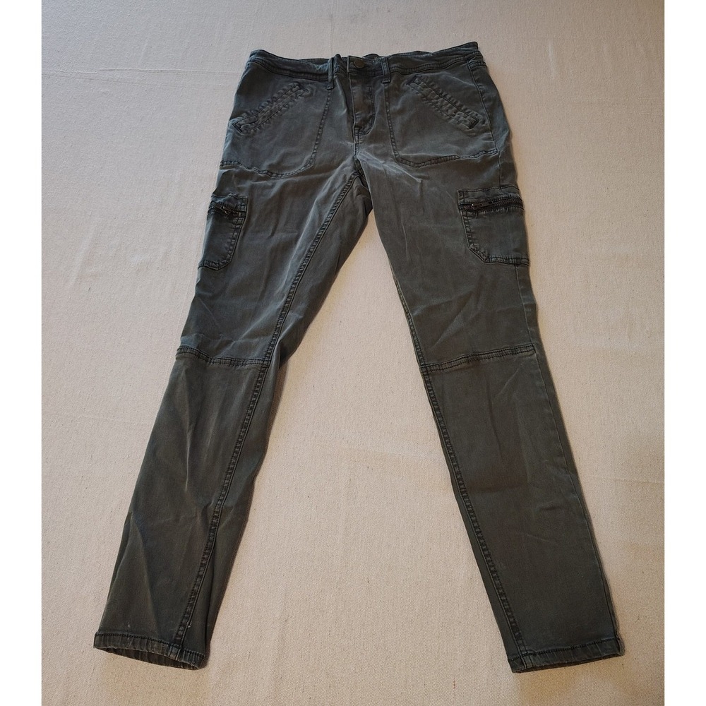 Mossimo Supply Co Womens Mid-Rise Jegging Olive Green Cargo Pants Size‎ 8/29 NN
